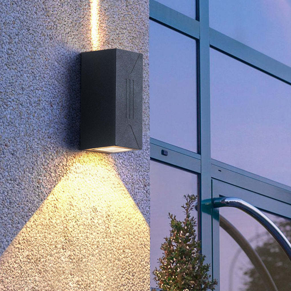 Waterproof Outdoor Up and Down Lights LED Wall Lamp for Villa Balcony Garden-Lighom