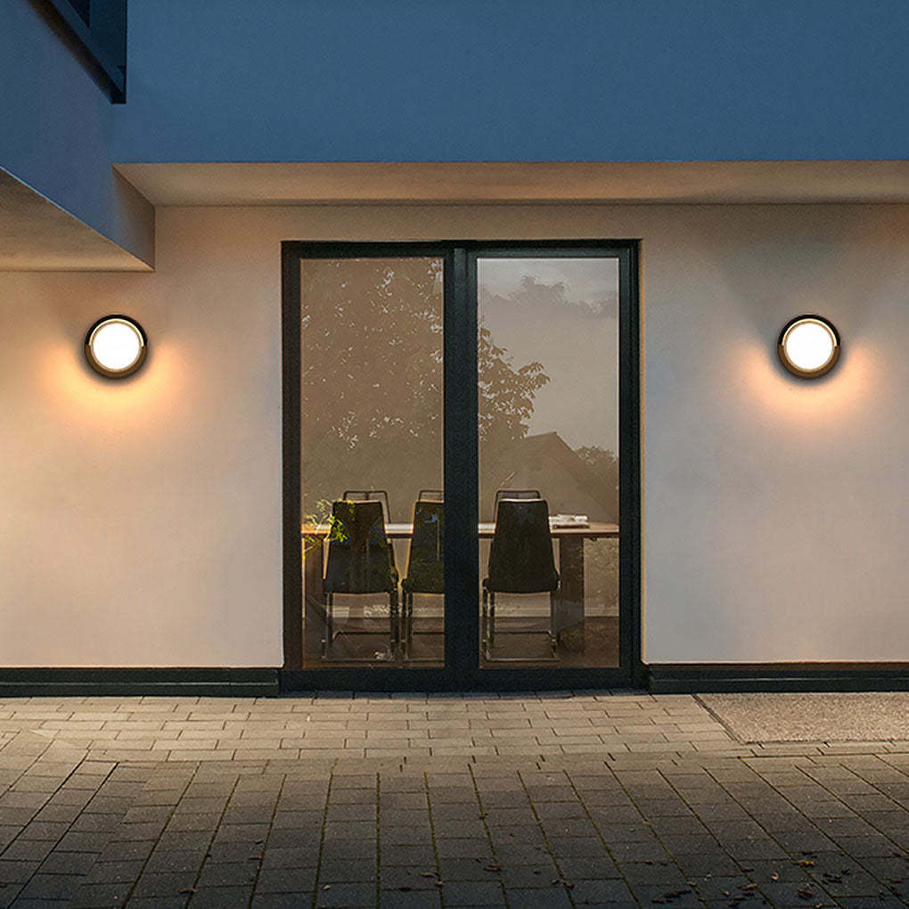 Modern Outdoor Wall Lights Round & Square Waterproof Designs for Gardens & Villas-Lighom