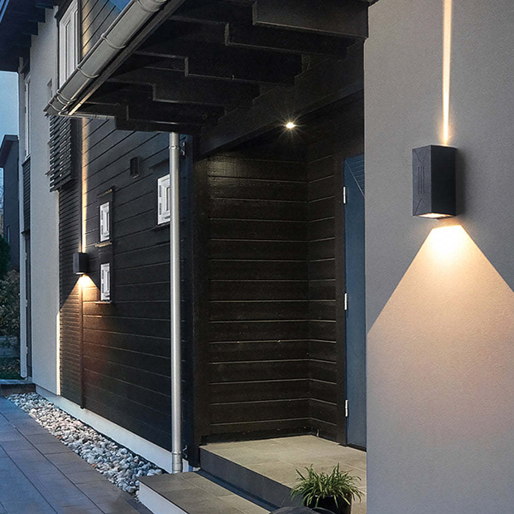 Waterproof Outdoor Up and Down Lights LED Wall Lamp for Villa Balcony Garden-Lighom