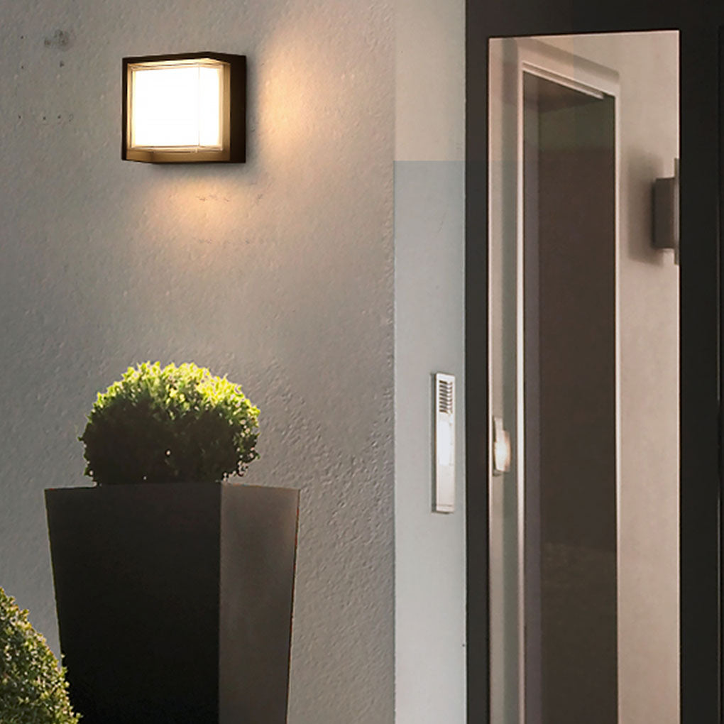 Modern Outdoor Wall Lights Round & Square Waterproof Designs for Gardens & Villas-Lighom