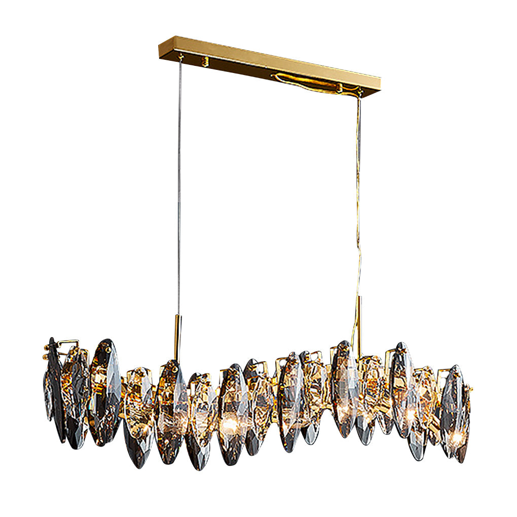 Postmodern Personality Creative Crystal Chandelier with Three-color LED-Lighom