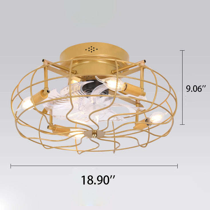 Industrial Retro Tungsten Bulb Flush Mount