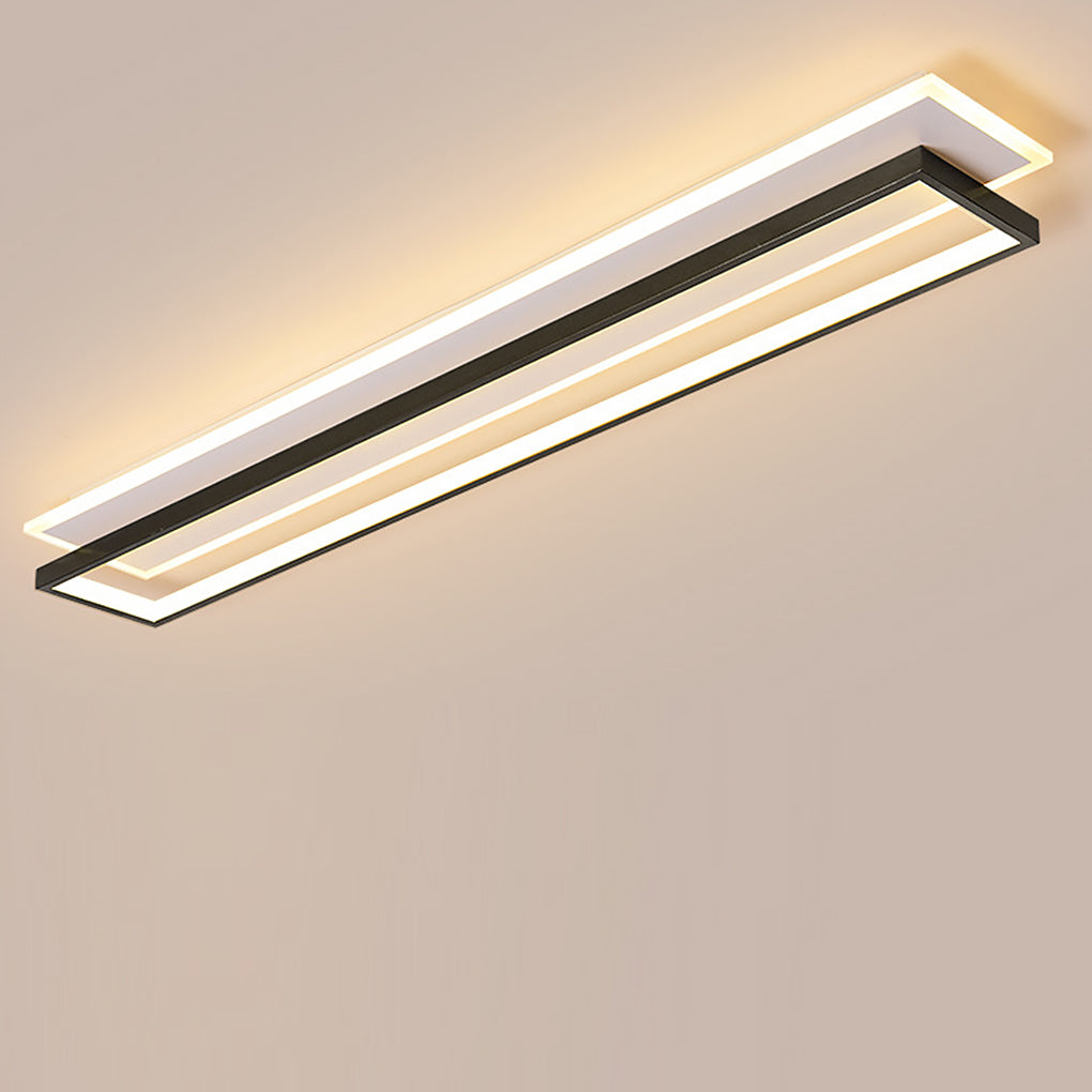 Minimalist Personalized Creative LED Three Color Dimming Strip Wall Lamp-Lighom