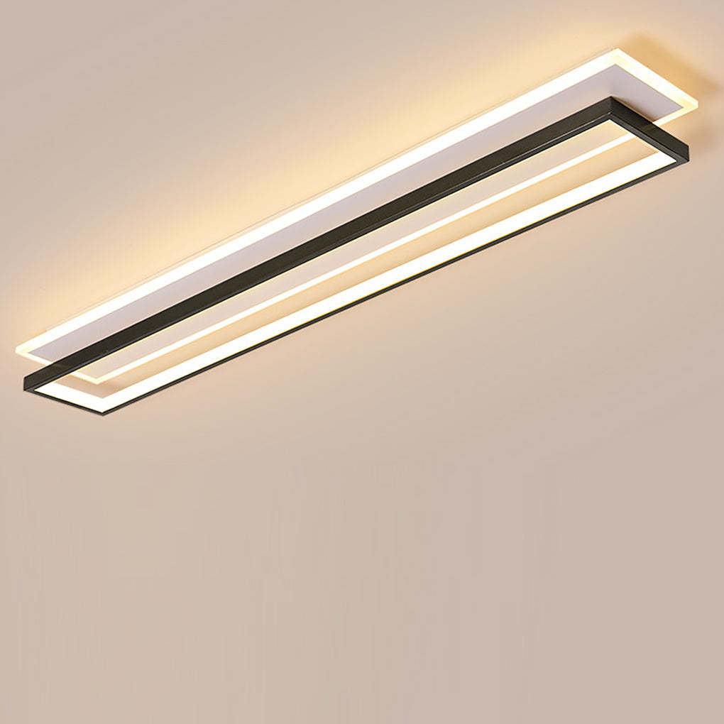 Minimalist Personalized Creative LED Three Color Dimming Strip Wall Lamp-Lighom