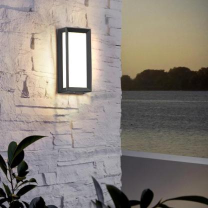 Industrial Rectangular LED Design Waterproof Modern Outdoor Wall Lights-Lighom