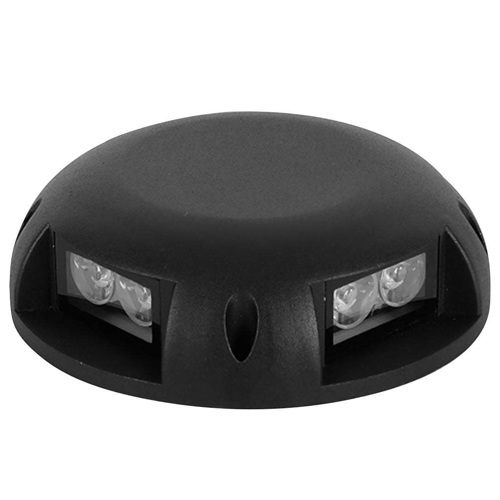 Modern Round LED Surface Flush Mounted Step Light Landscape Waterproof Decking Lights-Lighom