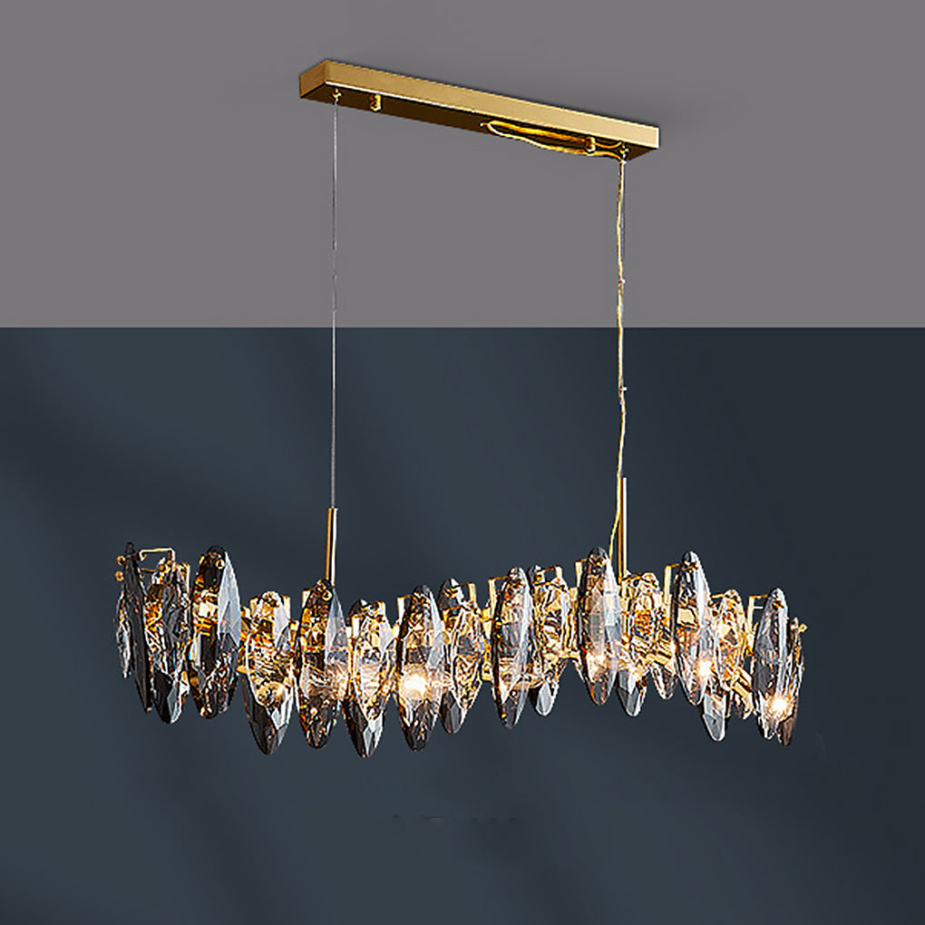 Postmodern Personality Creative Crystal Chandelier with Three-color LED-Lighom