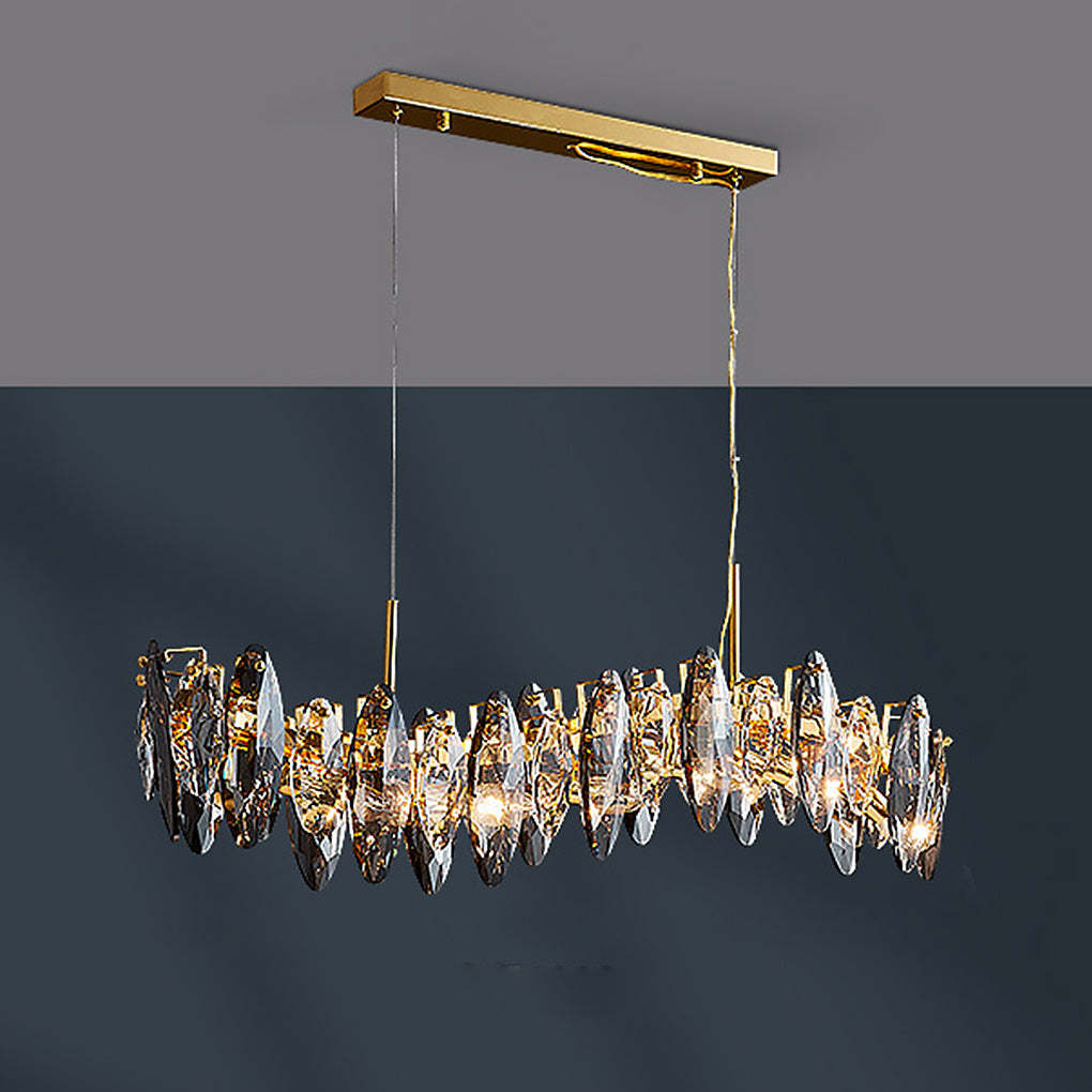Postmodern Personality Creative Crystal Chandelier with Three-color LED-Lighom