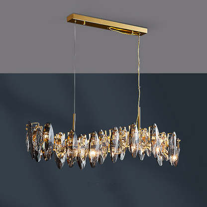 Postmodern Personality Creative Crystal Chandelier with Three-color LED-Lighom
