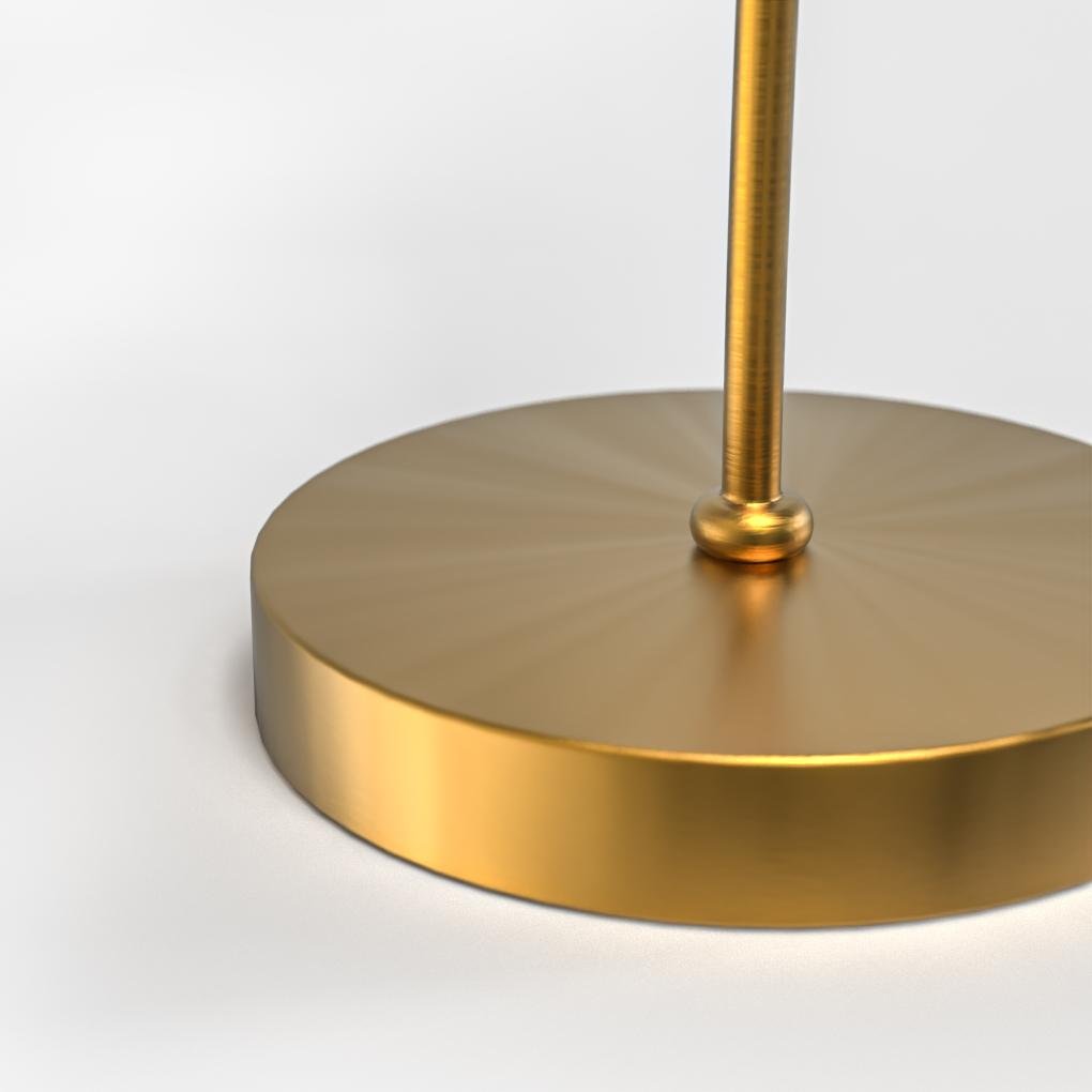 Metal Gooseneck Desk Lamp with Cone Fabric Shade for Bedside and Office Use-Lighom