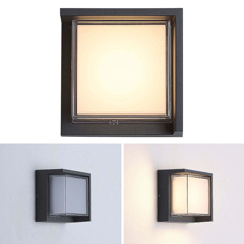 Modern Outdoor Wall Lights Round & Square Waterproof Designs for Gardens & Villas-Lighom