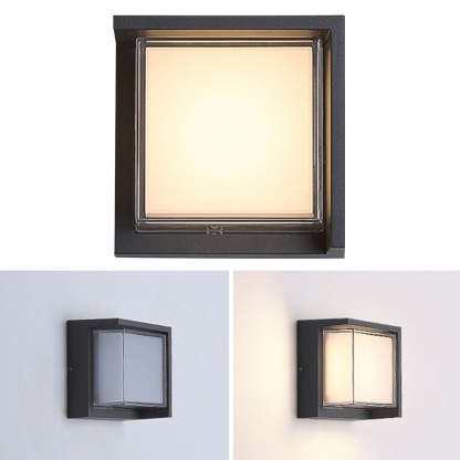 Modern Outdoor Wall Lights Round & Square Waterproof Designs for Gardens & Villas-Lighom