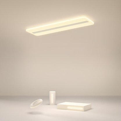 Stepless Dimming Strip Industrial Flush Mount Kitchen Lighting Dining Room Lighting Ceiling Light-Lighom