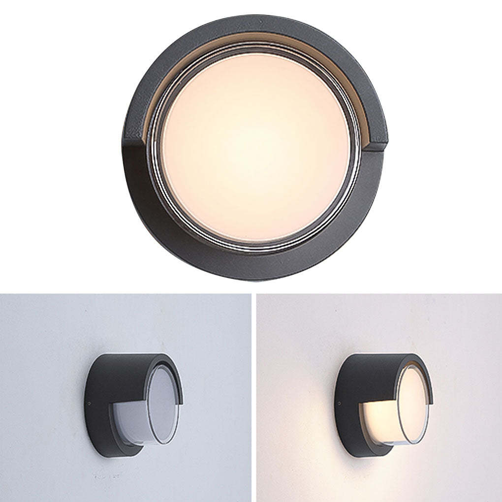 Modern Outdoor Wall Lights Round & Square Waterproof Designs for Gardens & Villas-Lighom