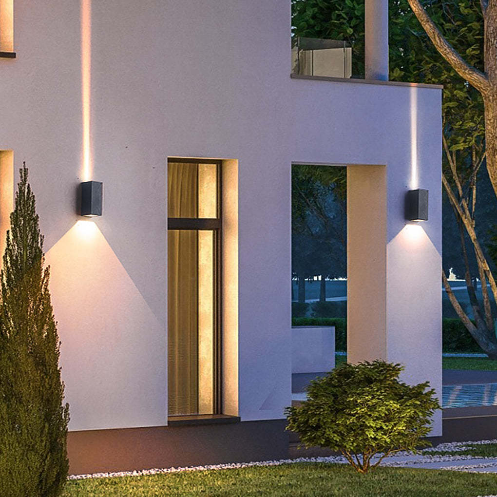 Waterproof Outdoor Up and Down Lights LED Wall Lamp for Villa Balcony Garden-Lighom