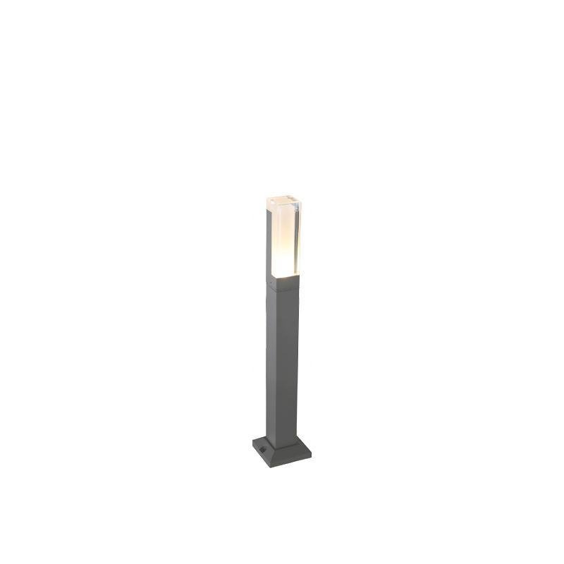 Sleek Cuboid Black Aluminum LED Pathway Lights Waterproof and Minimalist Design-Lighom