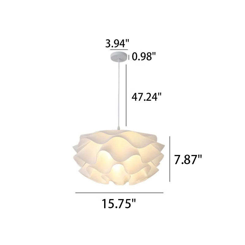 Minimalist Multi-Layer Petal Acrylic Pendant Light