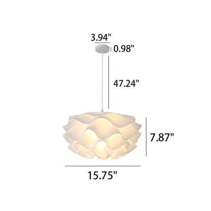 Minimalist Multi-Layer Petal Acrylic Pendant Light
