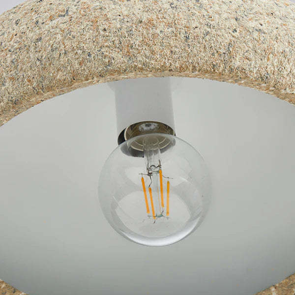 Creative Stone Beige Pendant Light For Dining Room