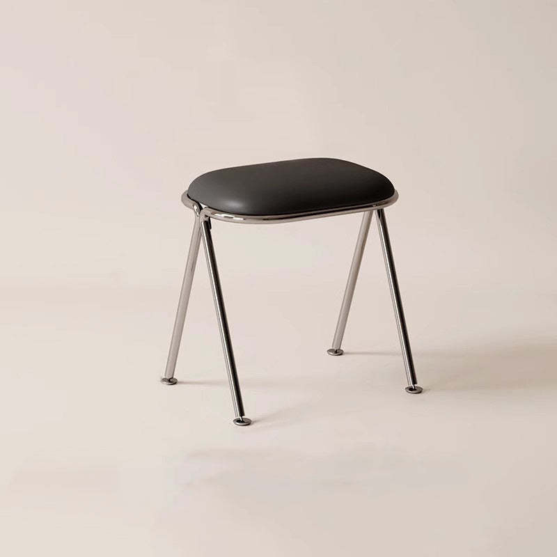 Nordic vanity metal leather vanity stools