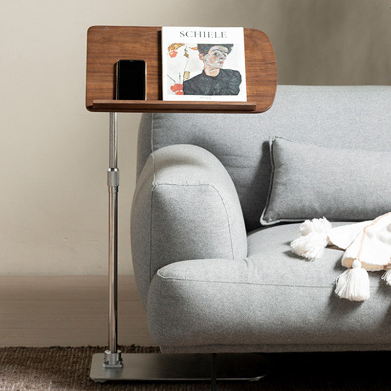 Nordic Cylindrical Solid Wood Steel Side Table