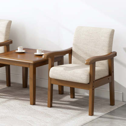 Modern Rubber Wood Cotton