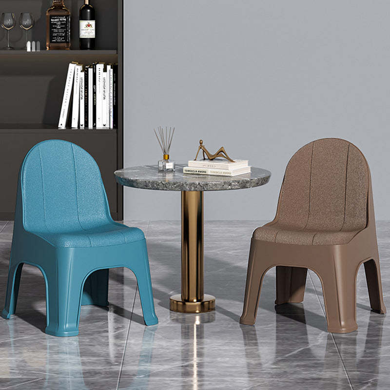 Minimalist Half Round Plastic Chair
