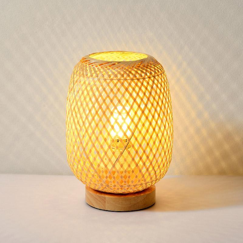 Japanese Rattan Natural Ambient Table Lamp