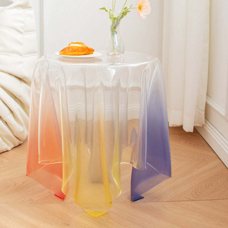 Scandinavian Magic Acrylic Glass End Table — Colorful