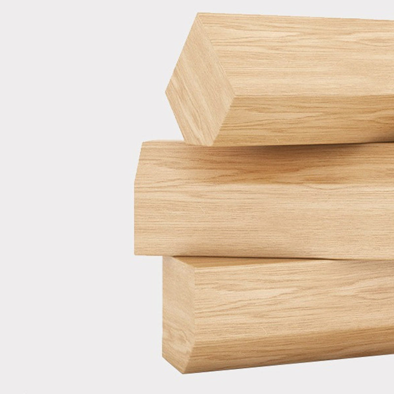 Minimalist Curved Upholstered Wood Dining Chair