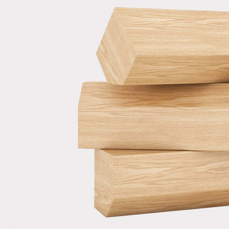 Minimalist Curved Upholstered Wood Dining Chair