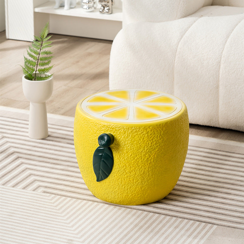 Art deco leaf deco yellow accent chairs
