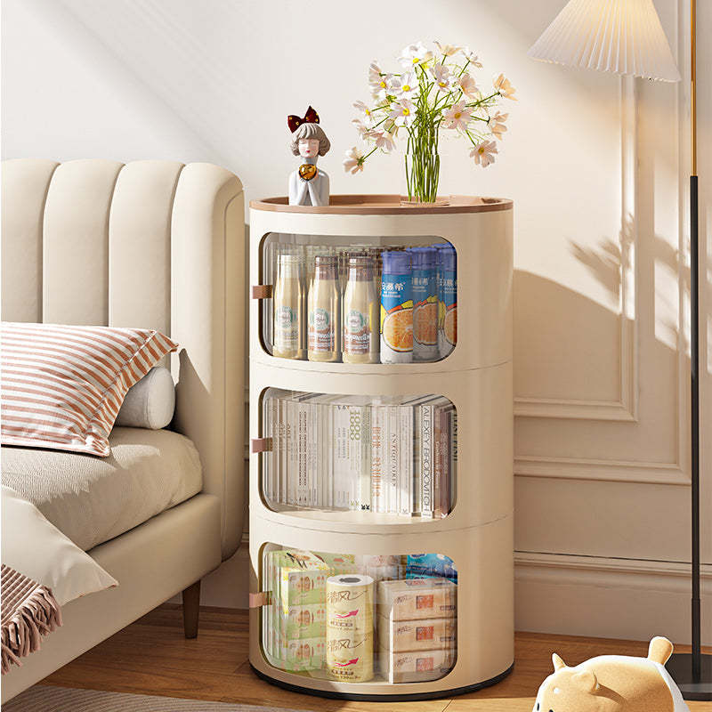 Pet round metal wood end & side tables for hallway