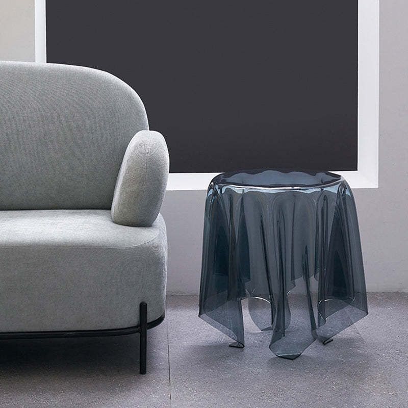 Scandinavian Round Tablecloth Acrylic End Table