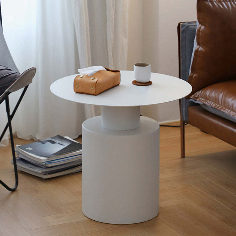 Minimalist Cylinder Stainless Steel Coffee Table