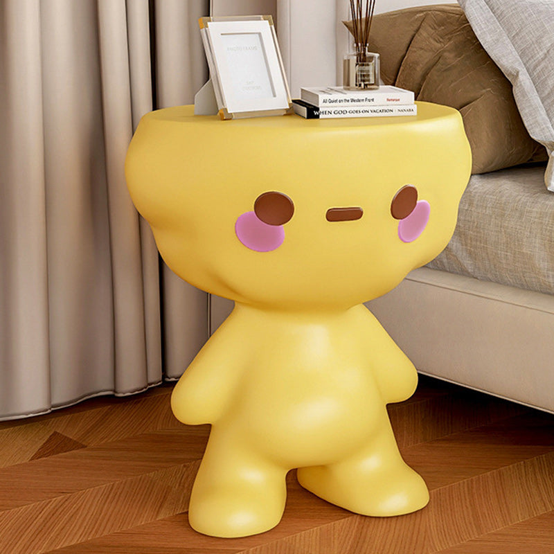 Lighom art deco cartoon kids gray end & side tables