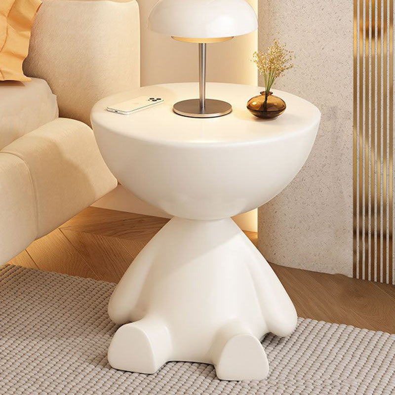 Minimalist Round End Table