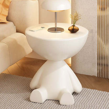 Minimalist Round End Table