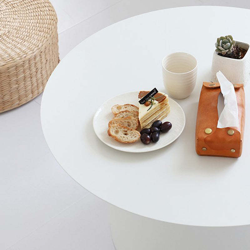 Minimalist Cylinder Stainless Steel Coffee Table