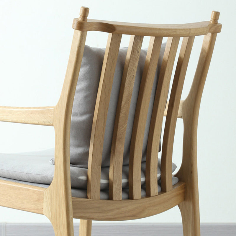 Scandinavian Bent Upholstered Wood Chair