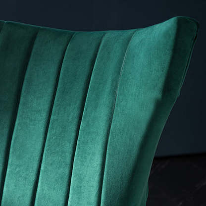 Modern Trapezoidal Velvet Wood Accent Chair — Gray