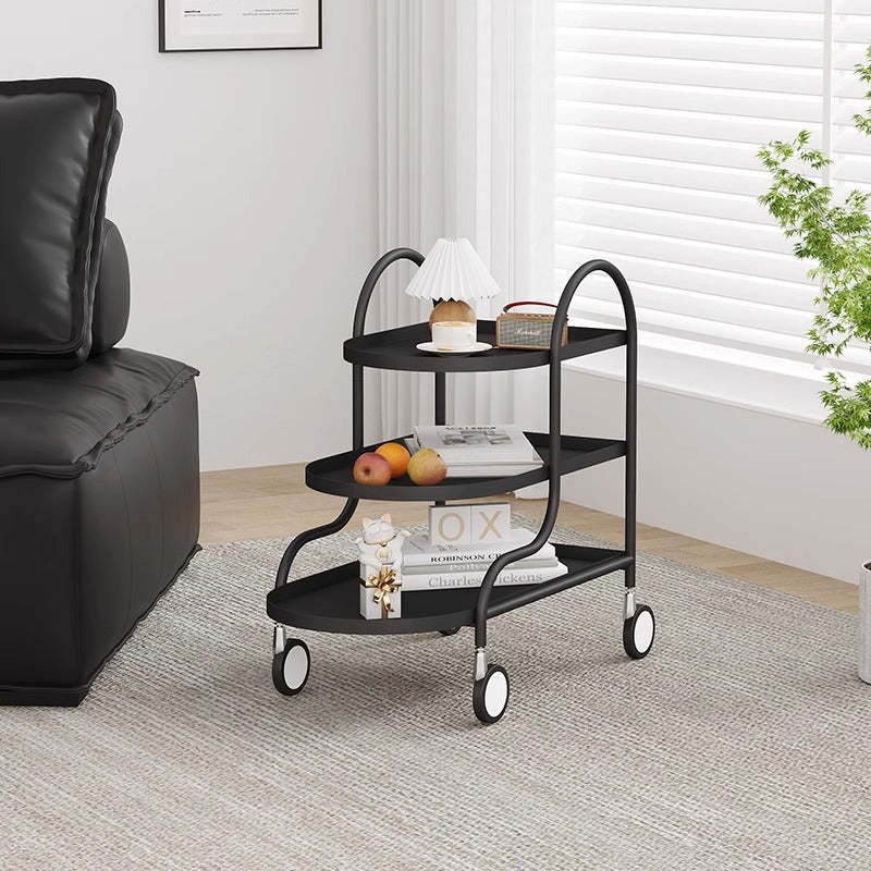 Minimalist Steel 3-Tier Side Table