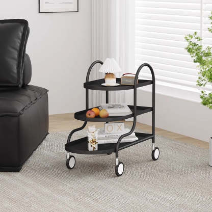 Minimalist Steel 3-Tier Side Table