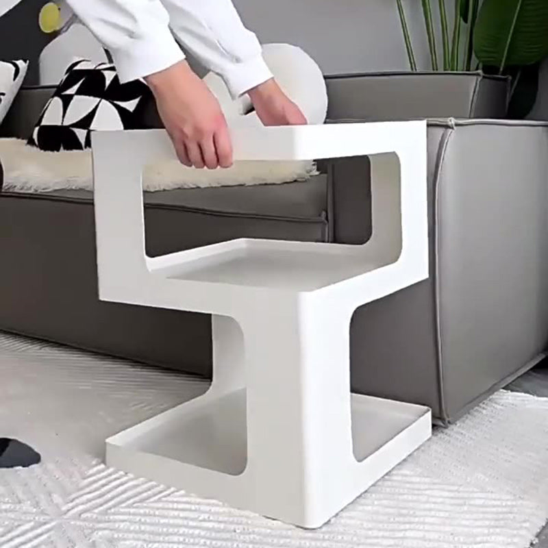 Minimalist Iron 3-Tier Side Table