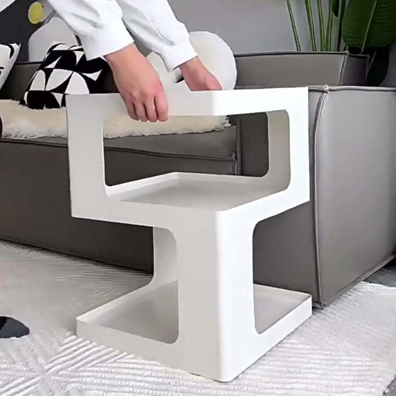 Minimalist Iron 3-Tier Side Table