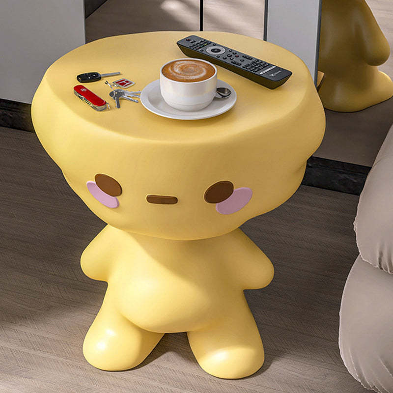 Modern Art Deco Kids Cartoon Resin End Table