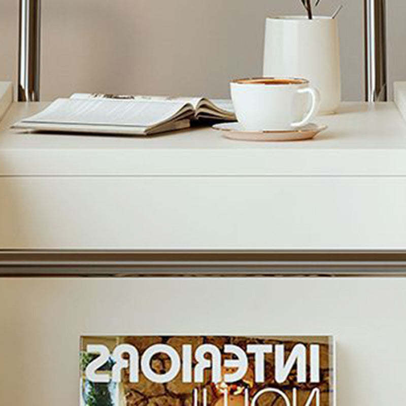 Nordic Trolley Metal Acrylic Side Table