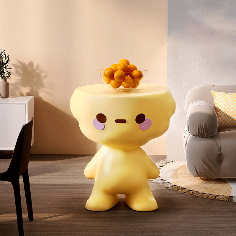 Modern Art Deco Kids Cartoon Resin End Table