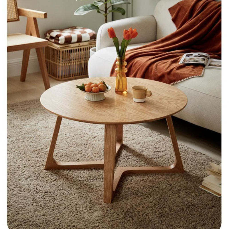 Nordic Fibreboard Pine Wood Coffee Table — White