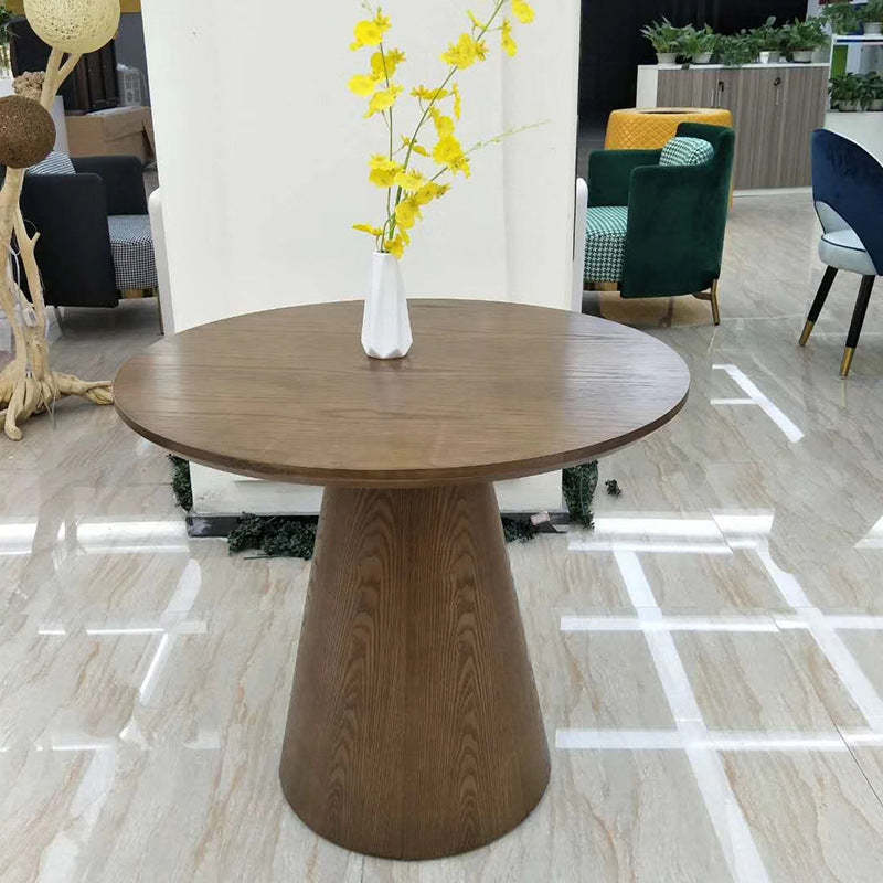 Lighom minimalist round ash white coffee tables